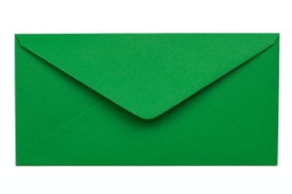 DIN long envelopes, deep green