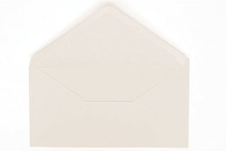 DL Envelopes, Cream-White with lining