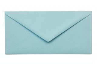 DIN long envelopes, Light Blue