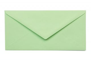 DIN long Envelopes, Mint Green