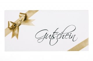 DIN Long envelopes, white with print, voucher