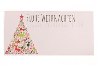 DL Envelopes, Print, Christmas Tree