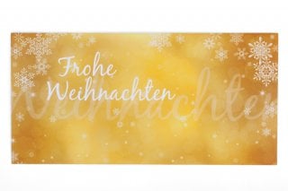 Envelopes DIN Long, Yellow Print, Christmas Snow