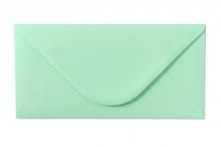 DIN long envelopes, Pastel Green