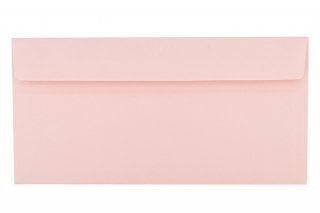 DIN Long Self-Adhesive Envelopes, Delicate Pink