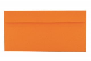 DIN Long Self-Adhesive Envelopes, Orange