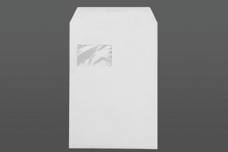 DIN C4 Envelopes, White with Window