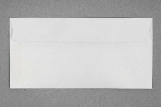 DIN Long Self-Adhesive Envelopes, Pearl White