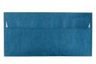 DL self-adhesive envelopes, Blue Metallic Structure