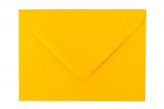 Envelopes DIN C7, Deep Yellow