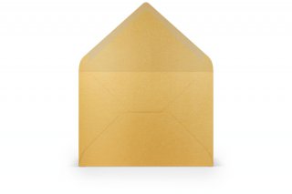 DIN B6 Envelopes, Gold