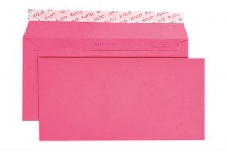 Elco DIN Long+ self-adhesive envelopes, Eosin Red