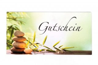DIN Long Envelopes, Wellness Green Print, Voucher