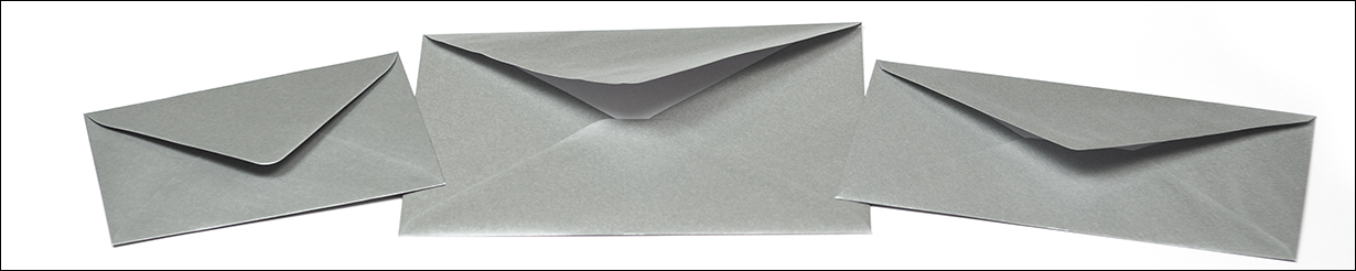 Buy elegant silver envelopes and metallic envelopes for weddings and invitations at low prices